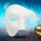 thumbnail image 4 of Máscara Fantasma Media Cara Tuerta Del Carnaval Halloween Europeo Y Americano Máscara Antigua Del Club Nocturno Del Partido Del Fantasma La Ópera (Blanco) 【Blanco】, 4 of 9