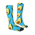 thumbnail image 3 of Balery Flowers Avocado Fun Novelty Socks Men'S Women'S Crew Socks Funny Crazy Novelty Socks Quirky And Cool Socks, 3 of 9