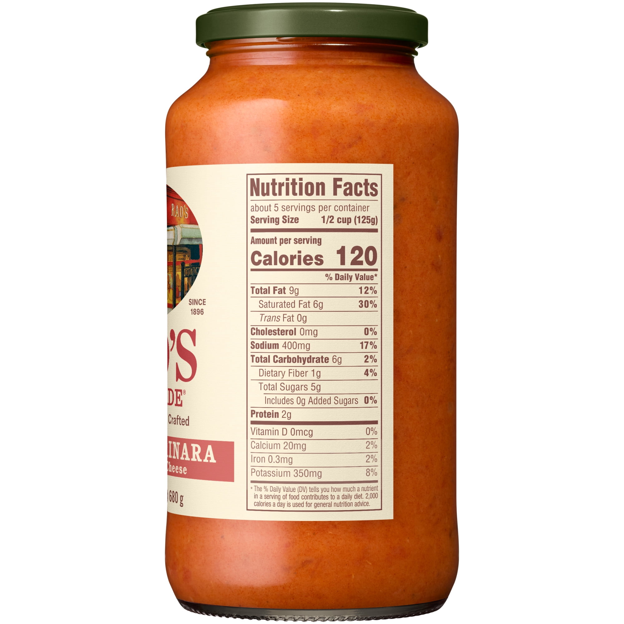 Rao's Homemade Creamy Marinara with Mascarpone Sauce Made with Italian Tomatoes, 24 oz