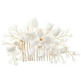 thumbnail image 1 of Shisuyan Bridal Hair Piece with Rhinestone Flower Design Wedding Hair Accessory 1Pcs, 1 of 9