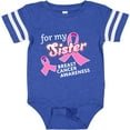 thumbnail image 3 of Inktastic For My Sister - Breast Cancer Awareness Boys or Girls Baby Bodysuit, 3 of 5