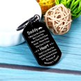 thumbnail image 4 of Husband Valentines Day Gifts, Gifts for Men Who Have Everything, New Dad Gifts,  Shower Gifts Footprint Keychain, Expectant Dad Gift for First Time Dad Fathers Day,  Announcement Gifts, 4 of 6