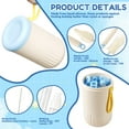 thumbnail image 3 of Threns 6Pcs Set Travel Silicone Baby Bottle Cleaner Brush Set Foldable Drying Rack with Storage Bucket Safe Robust for Home and Travel, 3 of 11