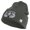 Charcoal, variant on U.S. Army Paratrooper and Ranger Badge Logo Embroidered 12 Inch Solid Knit Cuff Long Beanie Made in USA - Olive OSFM