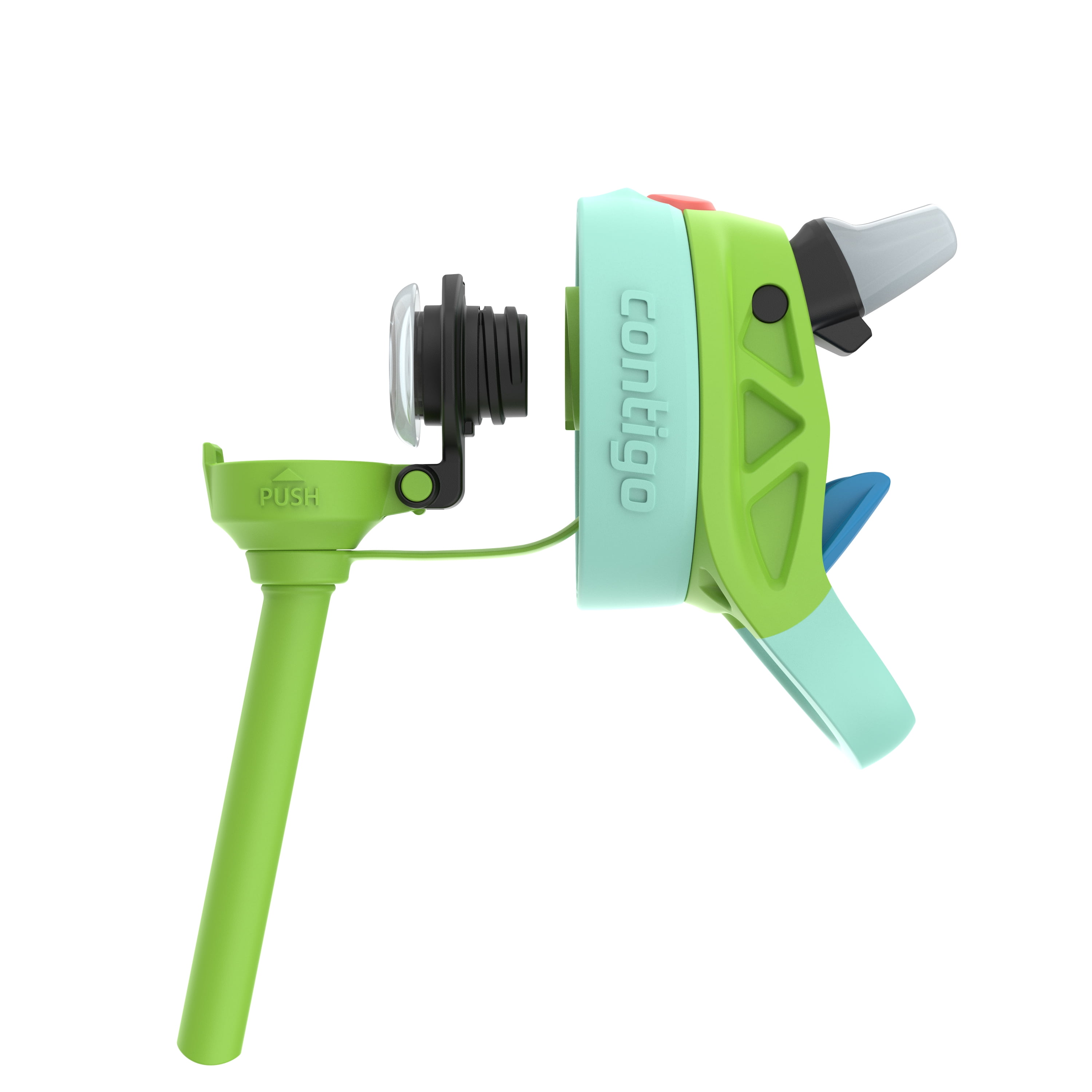 Bouteille d’eau pour enfants Contigo Aubrey avec paille, antifuite et antidéversement, lime fraîche vigne jade 414 ml (14 oz )