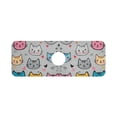 thumbnail image 7 of Yayeee Faucet Mat for Kitchen Sink 14.7" Diatomite Long Splash Guard Pad, Cute Cat Pattern, 7 of 7