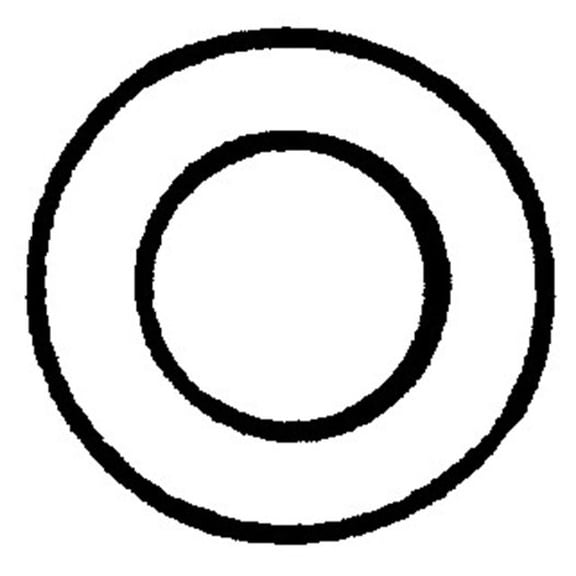 Flat Washer,3/8"Sae Zn 100/Bx