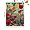 thumbnail image 3 of UXIEQU Vibrant Dahlia Botanical Canvas Print 15.75x11.81 Inches, 3 of 8