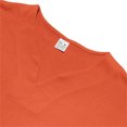 thumbnail image 6 of Men's T-Shirts Short Sleeve V neck Lightweight Orange Shirts Men's Summer Shirts, 6 of 7