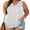 *White, variant on ClodeEU Women's Plus Size Polka Dot V Neck Sleeveless Tank Top,Loose Fit Casual Summer Top Army Green,Women's Plus L