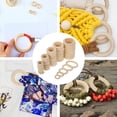 thumbnail image 5 of HONMEET 60Pcs Natural Wood Color Curtain Rings For Craft Enthusiasts Smooth Surface Diy Unfinished Rings, 5 of 5