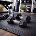 thumbnail image 4 of Signature Fitness Hex Dumbbells Strength Training Workout Equipment Set, 10 lbs, 4 of 8