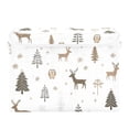 thumbnail image 7 of Yayeee Collapsible Cube Storage Bin with Lid Fabric Closet Decorative Basket with Handles, Christmas Forest, 7 of 7