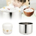 thumbnail image 4 of Binwennn Ensemble d'Ustensiles de Cuisine en Silicone compatible avec Machine Ustensiles de Cuisine Assiettes Pot Intérieur en Acier Inoxydable 304 Cuiseur à Riz Autocuiseur Pot Intérieur Double Fond Pot Antiadhésif 6L, 4 of 8