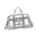 thumbnail image 6 of freneci Clear Tote Bag Lightweight Shoulder Bag for Travel Concert Beach Music Festival Light Gray, 6 of 8