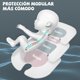 thumbnail image 4 of Reductor de silla de bebé, Cojín para Coche de Bebé, Diseño de doble cara para todo Año, transpirable y absorbe Sudor, soporte cómodo, Mayoría de los portadores, asientos, cochecitos adecuados.(Negro）, 4 of 5
