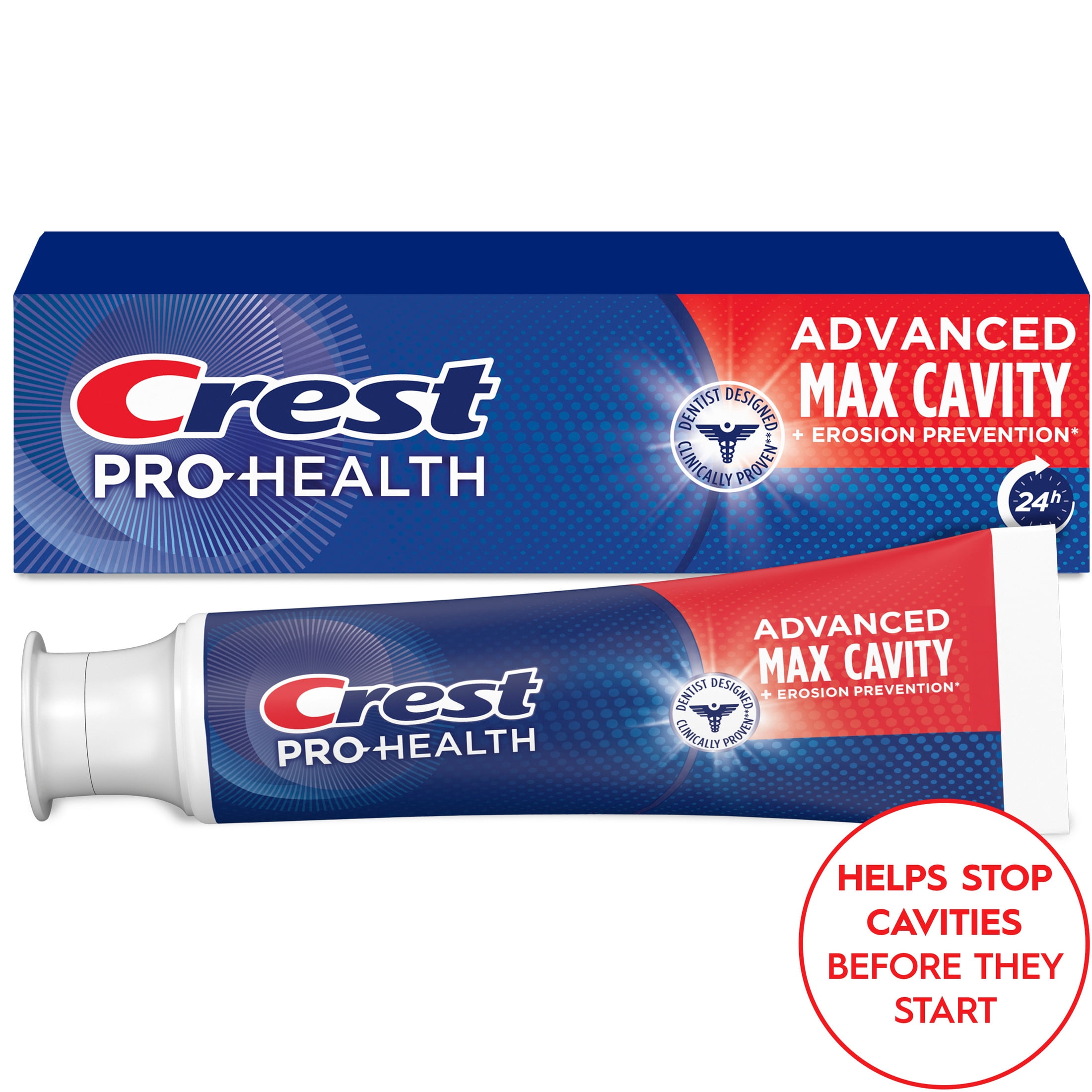 (4 pack) Crest Toothpaste, Pro-Health Advanced Max Cavity + Erosion Prevention Toothpaste, 5.1oz