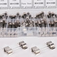 thumbnail image 2 of 72Pcs 6x30mm Quick Fast Blow Electrical Glass Tube Fuse Assorted Kit 0.5A-30A, 2 of 6