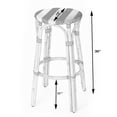 thumbnail image 6 of Butler Specialty Company Tobias Round Rattan 30" Bar Stool - White And Black Dot, 6 of 7