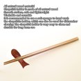 thumbnail image 3 of Wooden Fish Shape Chopstick Rest, Reusable Wooden Chopstick Holder Washable 5Pcs  For Spoon, 3 of 8