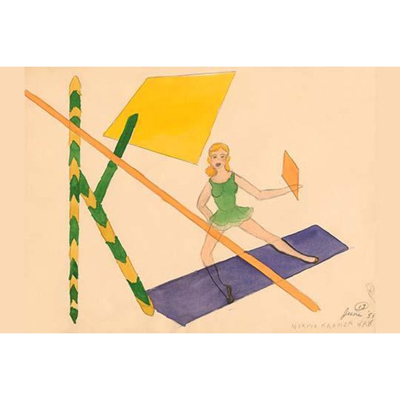 Ballerina K- Fine Art Canvas Print (20" x 30")