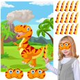 thumbnail image 1 of Juego de Fiesta NEBURORA Pegar la Cola al Dinosaurio con 30 Colas, 1 of 6