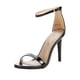 thumbnail image 1 of Sandalia DREAM PAIRS KARRIE Tacones de Aguja Florales Talla 7 Negro, 1 of 8