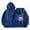 Dark Blue, variant on Women Hoodie Sweatshirts Round Neck Hoodie Sweatshirt Seaside Beach Sunrise Sunset Collection Top Pink