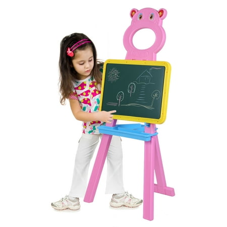 CNMODLE Children Kids Learning Drawing Practice Handwriting Board Height Adjustable Floor Stand Rack Bracket Educational Toy