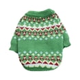thumbnail image 2 of Dog Christmas Sweater Festive Cozy Warm Knit Turtleneck Puppy Pullover for Small Medium Dogs Winter Dog Clothes Pet Clothes Cold Weather, 2 of 9