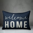 thumbnail image 3 of Creative Products Welcome Home on Blue 14x20 Indoor / Outdoor Pillow, 3 of 3
