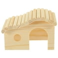 thumbnail image 2 of Dytern DIY Dwarf Hamster House DIY Wood Hut Hideout Cage for Small Animals Pet Rat Mouse Dwarf Hamsters Guinea Pig, 2 of 11