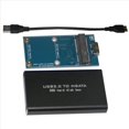 thumbnail image 4 of 10X MSATA to USB 3.0 SSD Enclosure External Hard Drive Disk Box Storage Case Adapter for 30X50mm 30X30mm MSATA SSD, 4 of 8