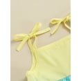 thumbnail image 5 of Bagilaanoe Toddler Baby Girl Summer Dress Contrast Color Sleeveless A-line Dresses 6M12M 18M 24M 3T Kids Casual Swing Sundress, 5 of 7