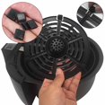 thumbnail image 2 of Visland 10Pcs Fryer Rubber Bumper Protective Flexible Reliable High Elastic Fryer Buffer Mat Replacement Parts, 2 of 7