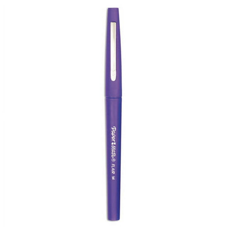 Point Guard Flair Felt Tip Porous Point Pen, Stick, Medium 0.7 mm, Purple Ink, Purple Barrel, Dozen Point Guard Flair Felt Tip Porous Point Pen, Stick, Medium 0.7 mm, Purple Ink, Purple Barrel, Dozen