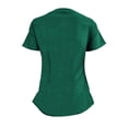 thumbnail image 5 of ACTIVE UNIFORMS Stretch Women's Ultra Soft Modern Fit Mock Wrap Scrub Set (Hunter Green, Large), 5 of 7