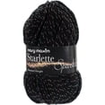 thumbnail image 1 of Mary Maxim Starlette Sparkle Yarn-Black, 1 of 2
