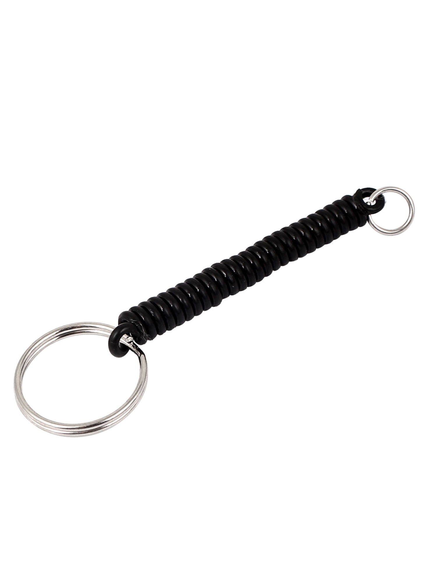 Split Ring 9cm Length Stretchy Spring Coil Keychain Keyring Key Holder