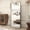 Black, variant on Full Length Mirror with Stand, 65"x24" Floor Mirror with Aluminum Alloy Thin Frame, ShatterVue Tempered Full Body Mirrors, Free Standing or Wall-Mounted Mirrors for Living Room, Black