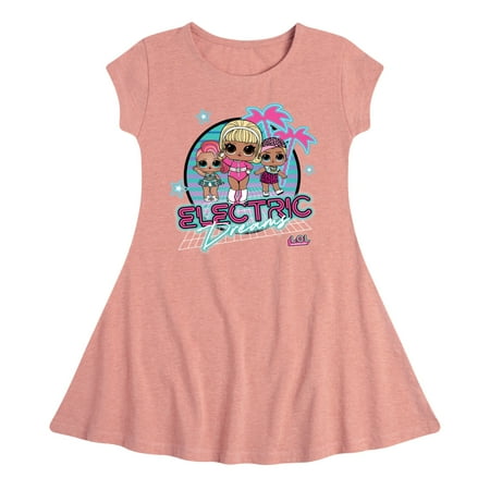 

Lol Surprise! - Electric Dreams - Toddler And Youth Girls Fit And Flare Dress