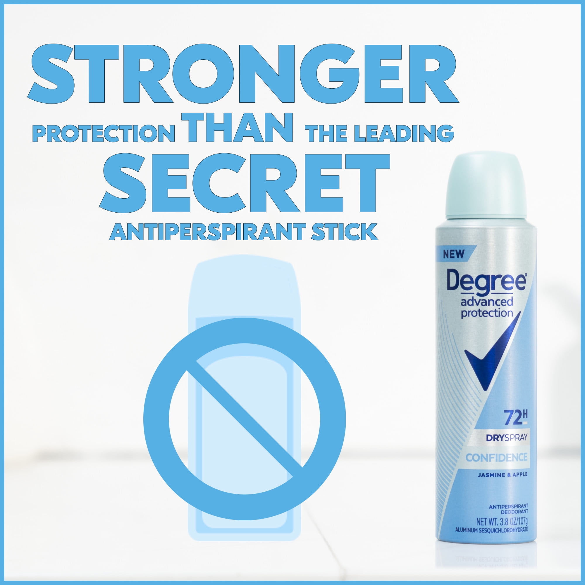 Degree Advanced Protection Antiperspirant Deodorant Spray Confidence, 3.8 oz
