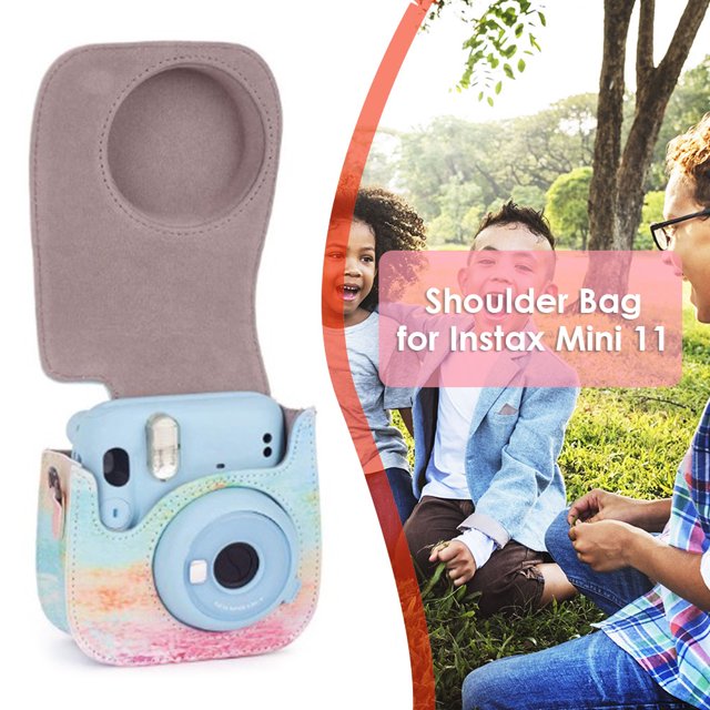 Kuymtek Bolsa de almacenamiento para Instax Mini 11, funda protectora para cámara, funda para hombro