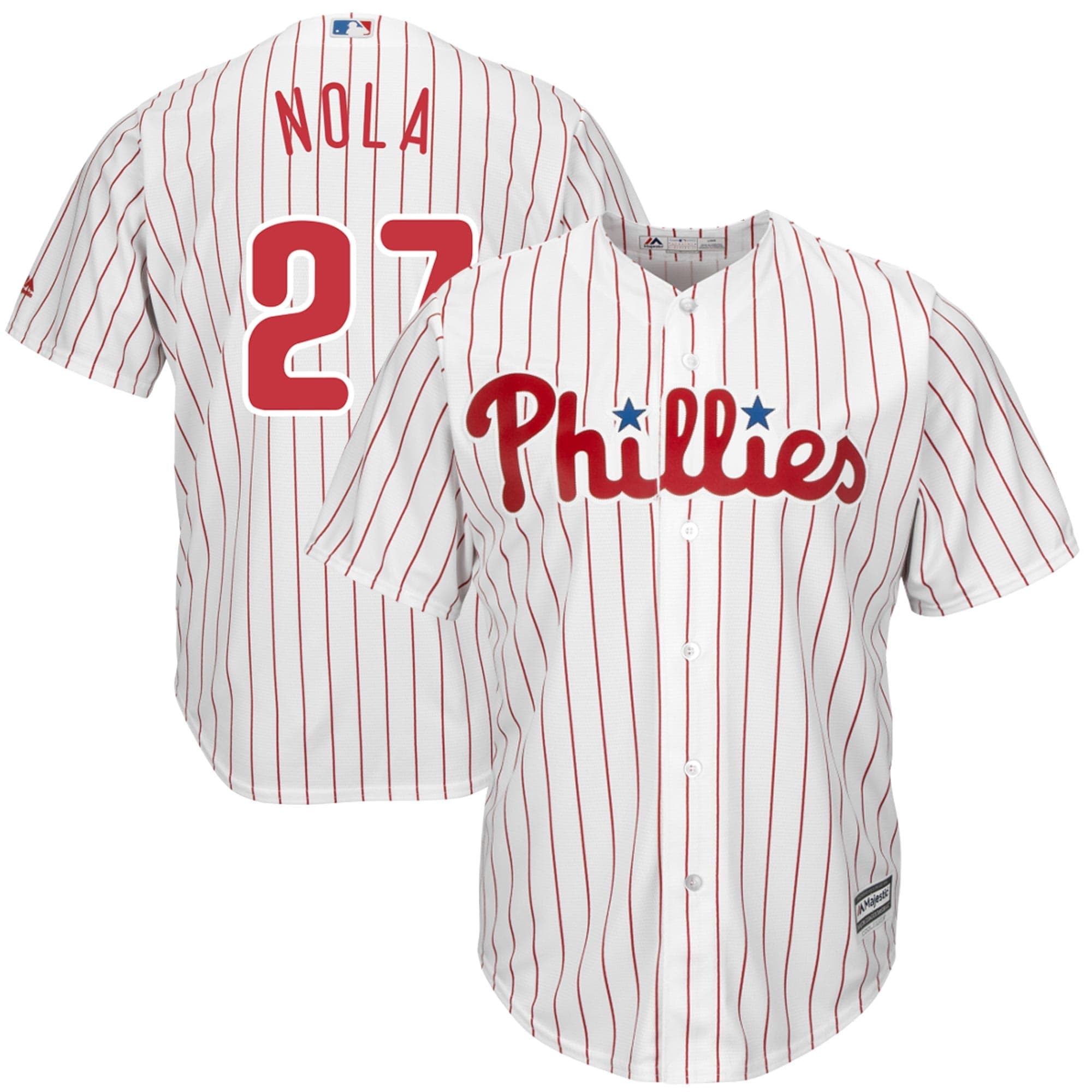 Aaron Nola Philadelphia Phillies Majestic Official Cool Base Player