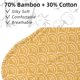 thumbnail image 3 of Paños para eructar bebés para niños y niñas, paquete de 3 paños de muselina de algodón de bambú, toalla facial, trapos para eructar Zhivalor CPB-DE-LYY2298-1, 3 of 5