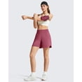 thumbnail image 7 of G4Free Chillwhisp Athletic Shorts for Women 4" - High Waist Lightweight Casual Running Shorts Built-in Liner with Pockets, 7 of 7