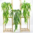 thumbnail image 1 of Planta de simulación de Yjmei para colgar en la pared, 3 piezas, helecho de cola de fénix, decoración de plantas imitadas (verde), 1 of 5