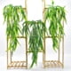 thumbnail image 1 of Planta de simulación para colgar en la pared, helecho de cola de Fénix, decoración de plantas imitadas (verde), 3 uds., 1 of 5