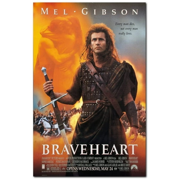 Braveheart Movie Poster , Display Ready Photo Print Alternate Poster