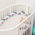 thumbnail image 4 of Almohada de bola de nudo largo tejida, bola de nudo, cama decorativa para habitación de niños, 4 of 5